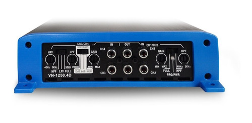 Imagen 3 de 4 de Amplificador Clase D 4 Canales 1250w Max Veneno Soundstream