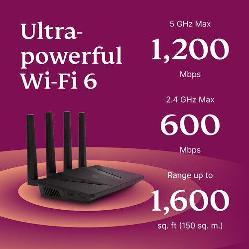 Router Wi-fi 6 Aircove Vpn Protege Dispositivos Ilimitados