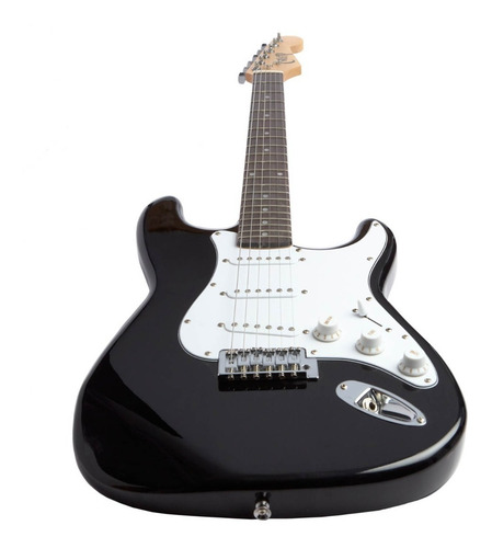 Imagen 4 de 6 de Pack Guitarra Stratocaster Y Amplificador Creep Completo Bk