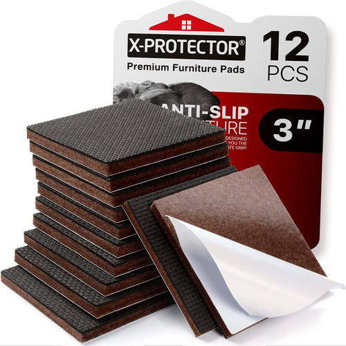 X-protector 12 almohadillas Antideslizantes Para Muebles De