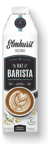 Elmhurst 1925 Barista Edition Leche De Avena, A Base De Plan