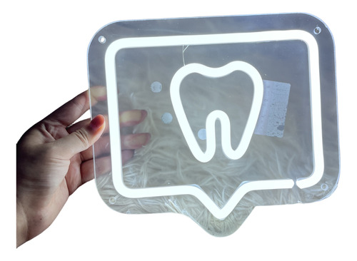 Letrero Led Neon Muela Dentista Dental Clinica Decoracion