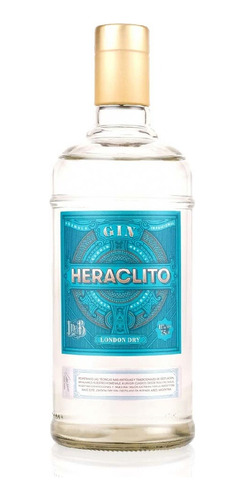 Gin Heraclito London Dry 750ml Destilado Puro Escabio