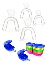 Comprar 2 Pares Moldeira Termomoldável Pu002F Clareamento Dental Estojos