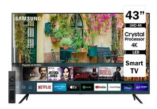 Televisor Samsung Smart Tv 43 Uhd 4k 43au7090g