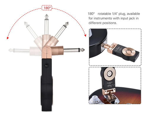 Ws-20 2.4g Wireless Rechargeable Electric Guitar