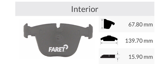 Balata Trasera De Disco Bmw 750i V8 4.8l 06-14