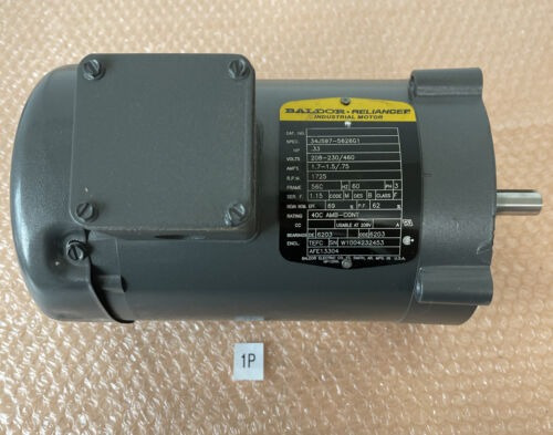 New In Box- Baldor Reliance 3ph Motor .33hp 1725rpm 208- Jjq