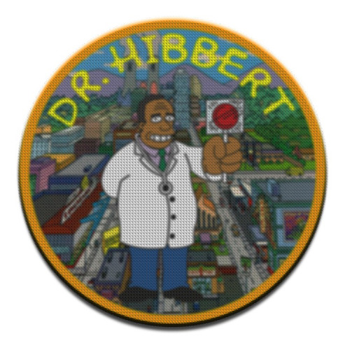 Parche Circular Simpsons Dr Hibbert M01