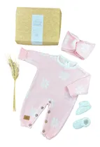 Comprar Primera Muda Bebe,enterito Tejido, Ajuar Bebe, Conjunto Bebe