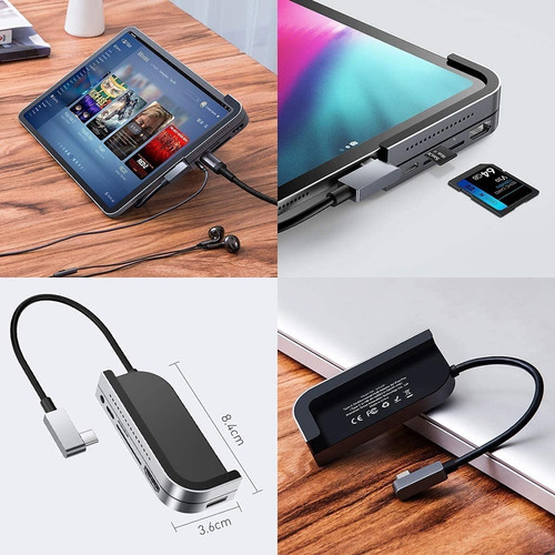 Hub Baseus Adaptador Usb C Para iPad Pro 11 2018 A1934 A1980