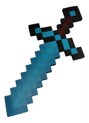 Minecraft Espada Picareta Diamante Original EVA