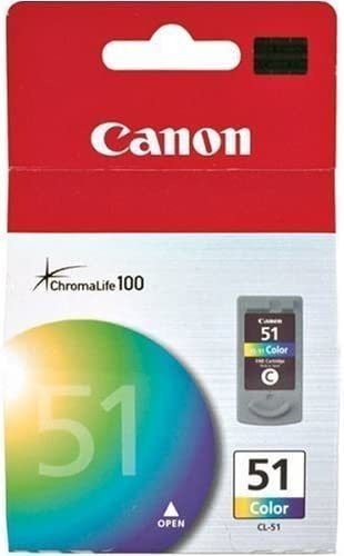 Canon Cl-51 Pixma Ipd D D D Mp150 160 170 180 450 460 Mx300.