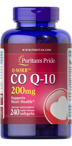 Coq10 200 Mg, Apoya La Salud Del Corazon