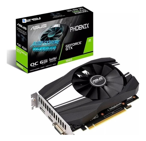 Placa De Video Nvidia Asus Phoenix Geforce Gtx 1660 6gb