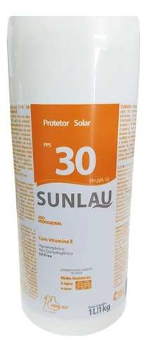Protetor bloqueador solar FPS30 hipoalergênico 1kg Sunlau