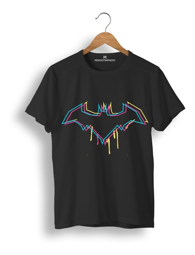 Remera Batman Logo Colores Memoestampados