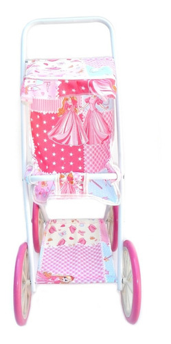 Imagen 5 de 6 de Coche De Paseo Para Muñecas Berlina Plegable Metalico