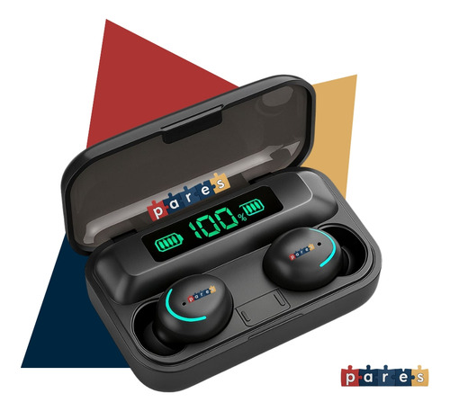 Fone Bluetooth F9-5 Pares Som Imersivo Powerbank Bateria Longa Duração
