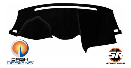 Dash Designs 1849 Black Brushed Suede Dashboard Cover Fo Aaf