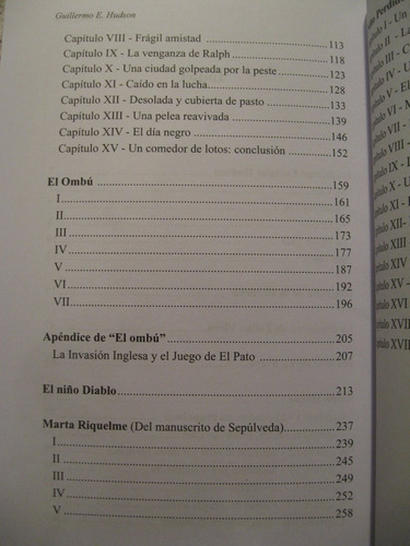 Imagen 5 de 10 de Guillermo Enrique Hudson - Cuentos Completos (ombú Riquelme)