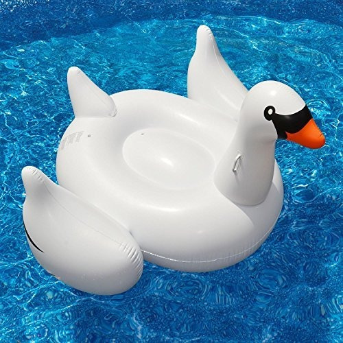 Flotador De Piscina De Cisne Inflable Gigante Swimline