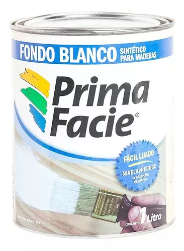 Fondo Blanco Alba Pintura Base P/madera 1lt Pintumm
