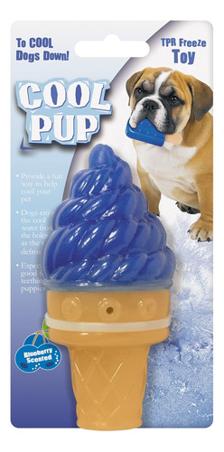Juguete Frío Para Mascotas (helado (mini), Azul)