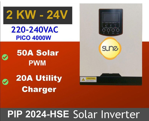 Energía Solar Inversor 2000w