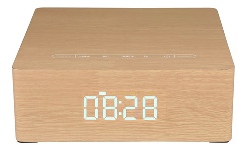 Bocina Bluetooth Reloj Digital Despertador Multifunción 4