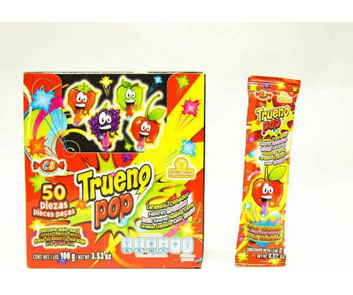 Caja De Truena Pop Con 50 Piezas