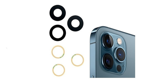 Vidrio Lente De Camara Trasera Compatible iPhone 12 Pro Max