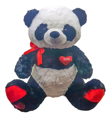 Urso Panda Amor De Pelúcia 60 Cm