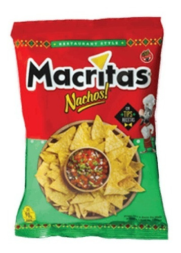 Nachos Macritas Pack Por 10 Paquetes De 90g 