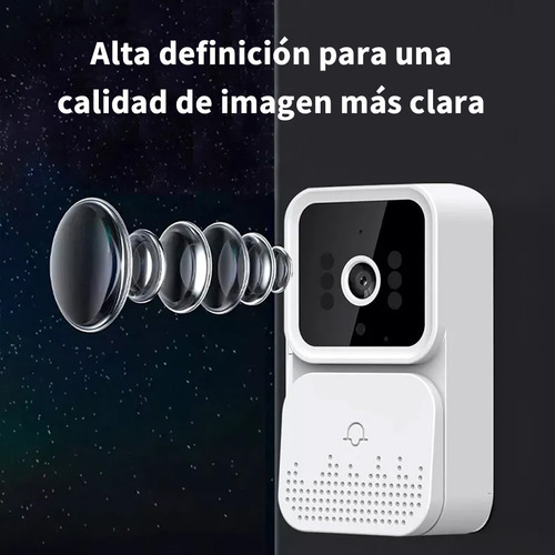 Timbre De Video Inteligente Wifi Inalámbrica Audio Cámara