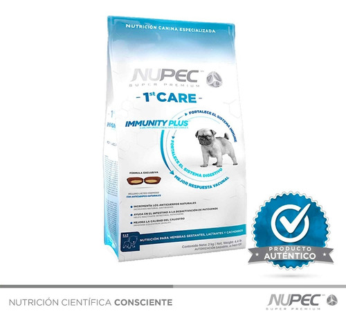 Alimento Nupec Nutrición First Care Cachorro 8kg