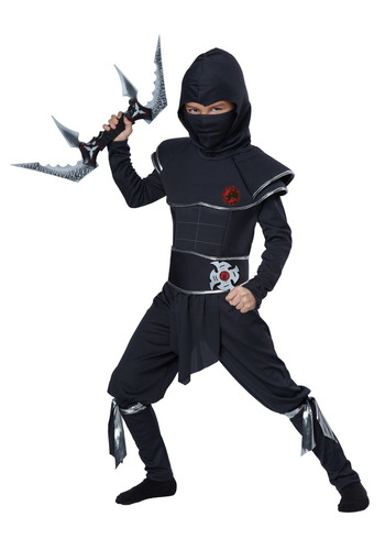 Disfraz Para Niño Guerrero Ninja Halloween 