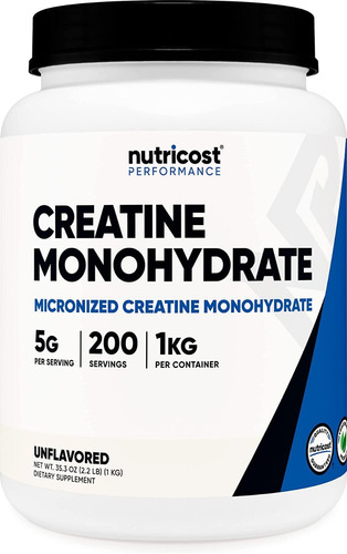 Nutricost Creapure® Creatina Monohidrato 1kg