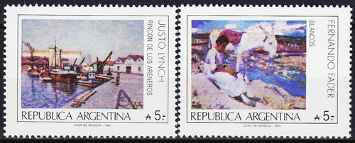 1989 Arte- Pinturas - Argentina (serie) Mint