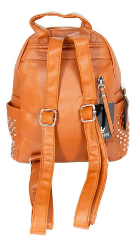 Queens Cartera Mochila Urbana Mujer Bolso Rojo Qi22110 Color Camel