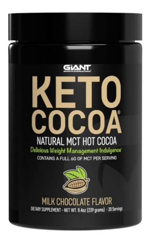 Bebida De Chocolate Keto Cocoa - 0 Carbs, 0 Azucar