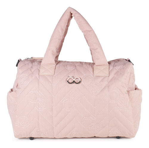 Pañalera Tote Cloe Para Mujer Nylon Con Accesorios Asa Larga