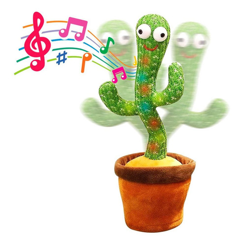 Cactus Bailarín Tuna Baila Música Canciones Repite Vocesusb