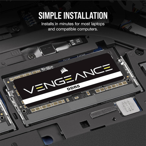 Memória Ram Notebook Ddr5 16gb 4800 Cl40 Corsair Vengeance