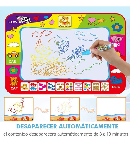 Tapete Estera De Dibujo Agua Tablero Mágico Doodle Mat