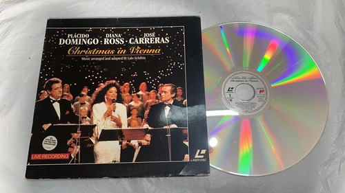 Laserdisc Ld - Christmas In Vienna Placido Domingo Diana Ros