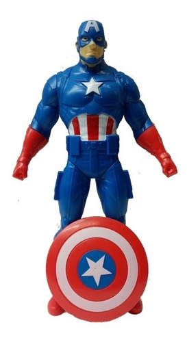 Capitan America Figura Acción Marvel Articulada 23 Cm Muñeco