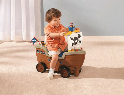 Little Tikes Barco Pirata 2 En 1 Pata Pata Con Accesorios