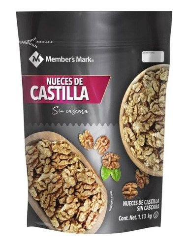 Nueces De Castilla Member's Mark Sin Cascara 1.13 Kg