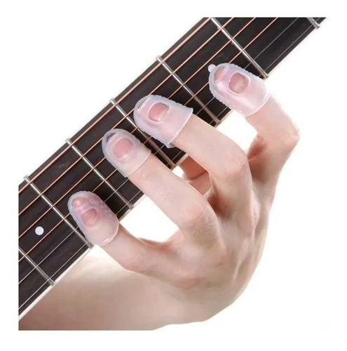 Pack Protector Dedos Guitarra Tallas S - M + Uñeta